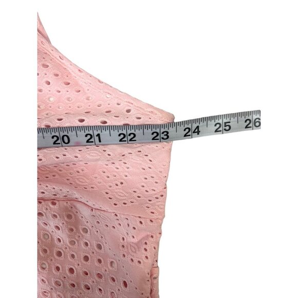 Rosegal Women's Pink & White Sleeveless Top - Picture 4 of 5